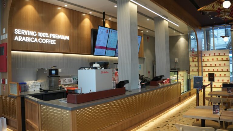 Tim Hortons is now open at Ahmedabad Airport, Gujarat, India